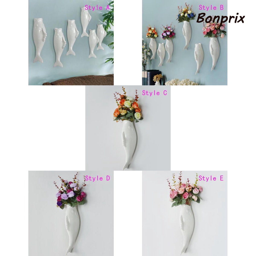 Bình Hoa Treo Tường Trang Trí Hình Chú Cá Đáng Yêu