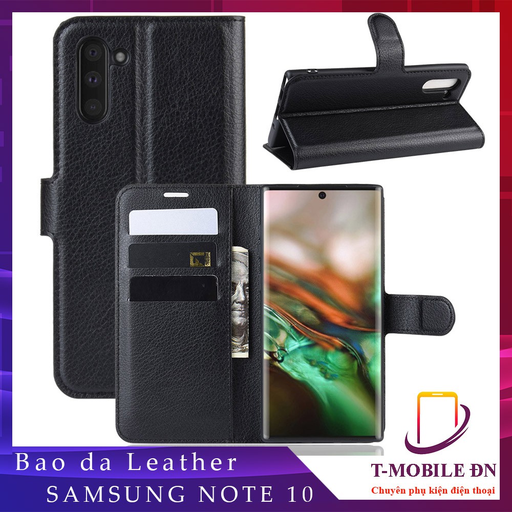 Bao da Samsung Galaxy Note 10 cao cấp có nắp gập và chống xem video tiện lợi | BigBuy360 - bigbuy360.vn