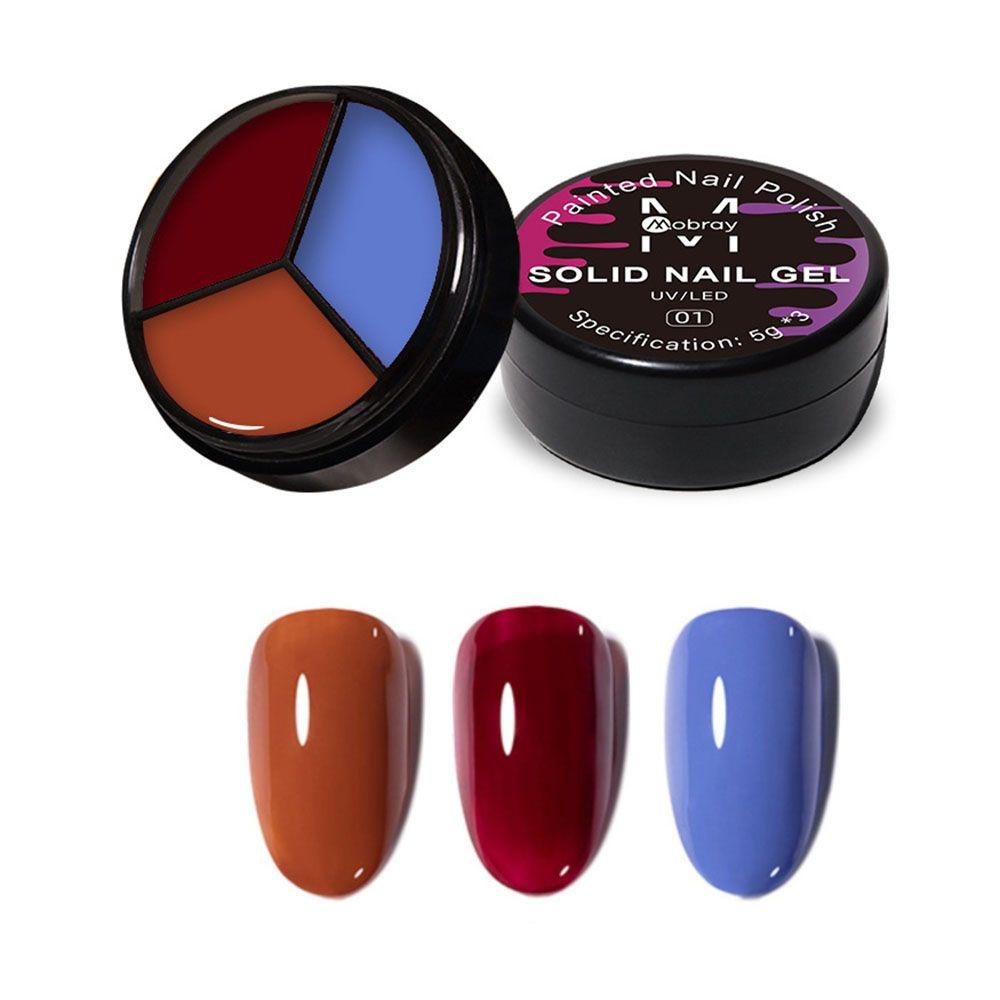 Gel Sơn Móng Tay Màu Trơn DIY