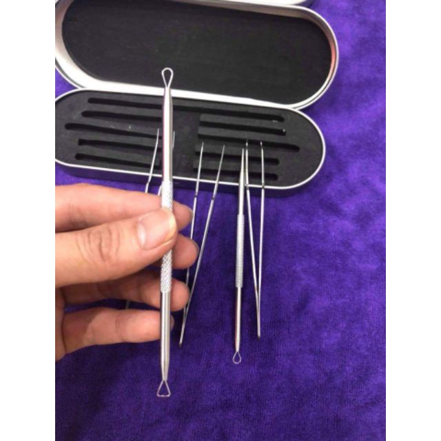 Bộ nặn mụn 5 chi tiết - Bộ lấy nhân mụn