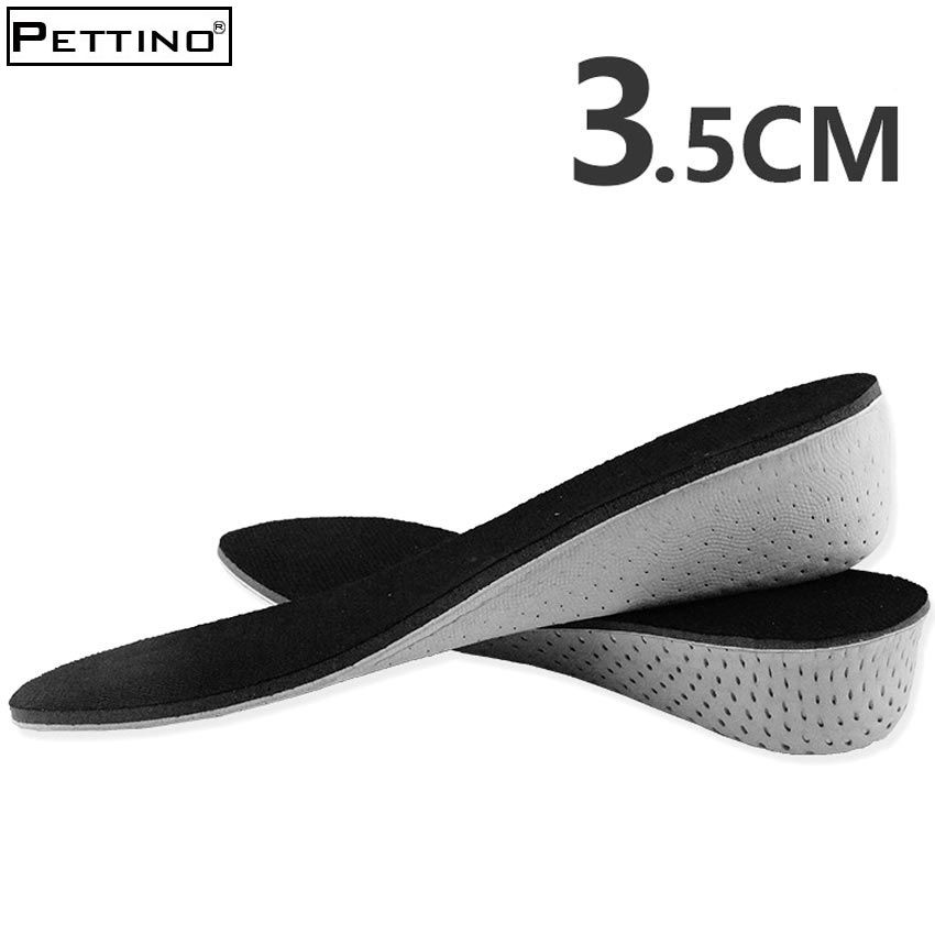 01 cặp Lót giày nam nữ tăng thêm từ 1.5cm đến 3.5cm, thoáng khí, êm chân, khử mùi PETTINO - TX03