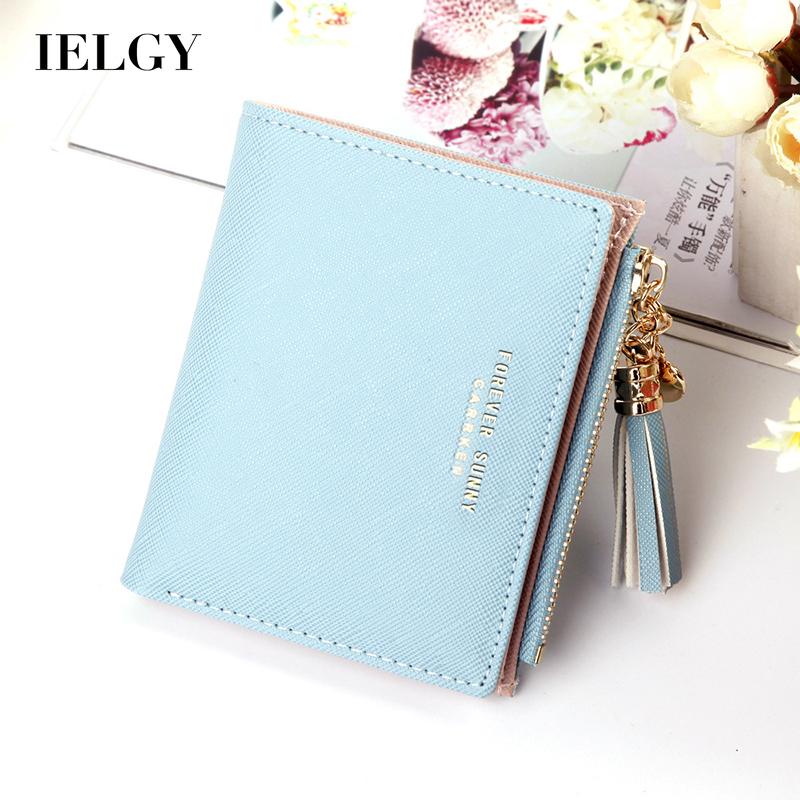 Ví ngắn IELGY nhỏ gọn phong cách Hàn Quốc cho nữ