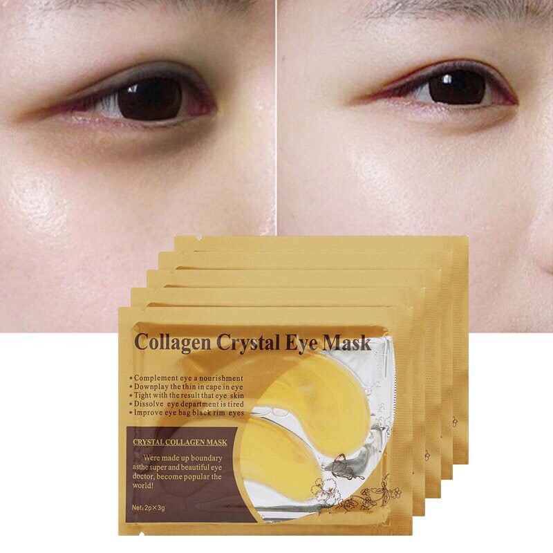 mặt nạ mắt collagen vàng ( 1 gói 2 miếng ) - giảm thâm vùng mắt