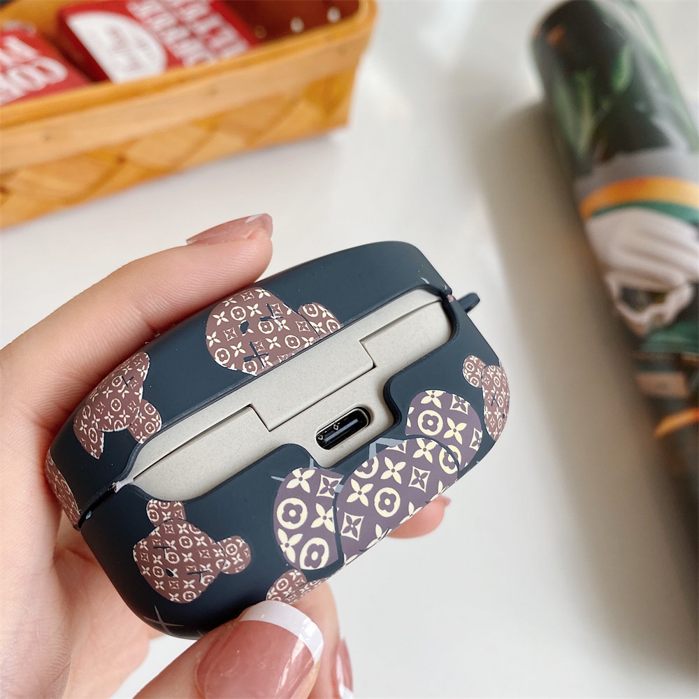 Vỏ bảo vệ hộp sạc tai nghe Bluetooth bằng PC cứng hình phi hành gia/chú gấu xinh xắn cho Sony WF-1000XM4/WF-1000XM3