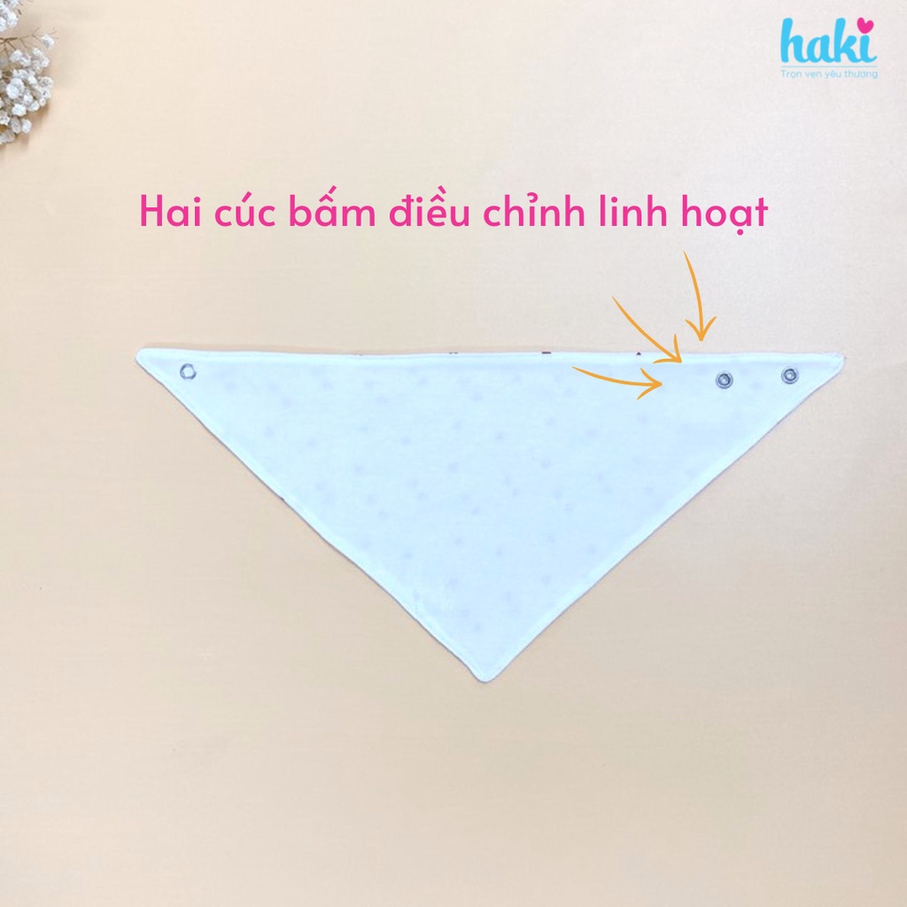 Yếm cho bé Haki chất liệu 100% cotton YEM01