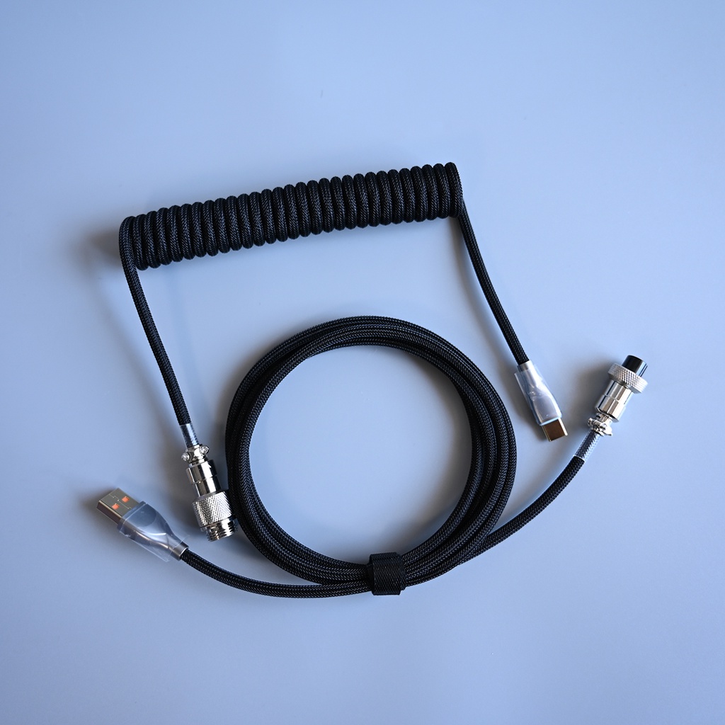 Vận chuyển nhanh / Bàn phím cơ học Cáp lò xo Cá nhân hóa Cáp sạc USB Type-C