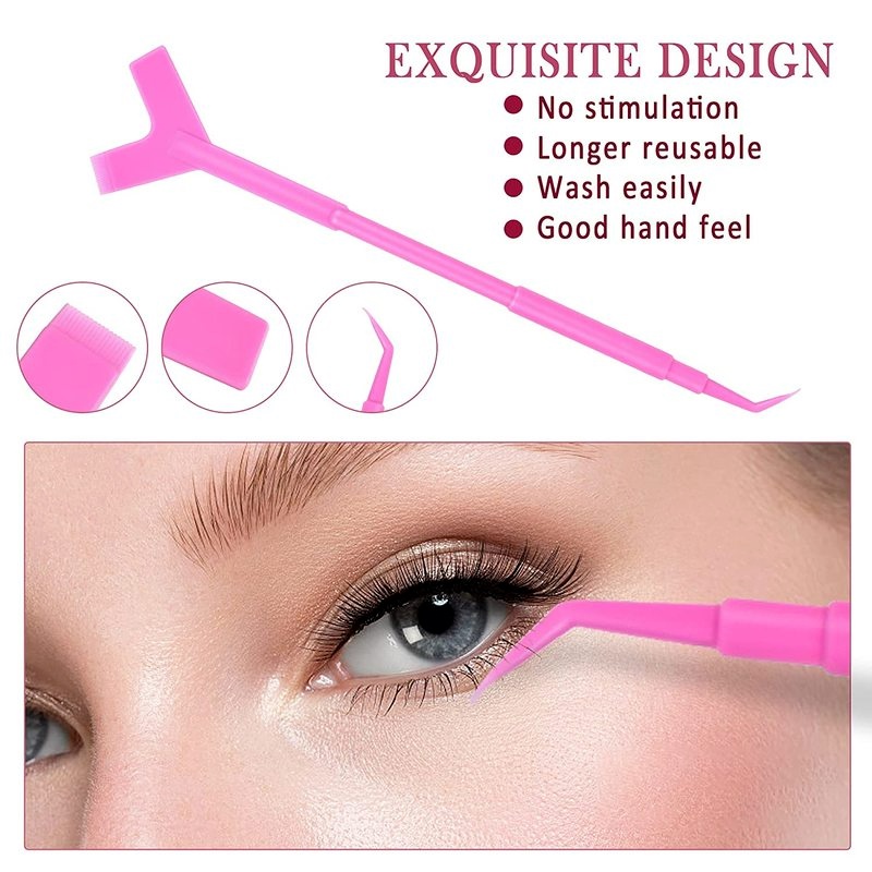 1 Dụng Cụ Uốn Cong Lông Mi 3 Trong 1 Hình Chữ Y