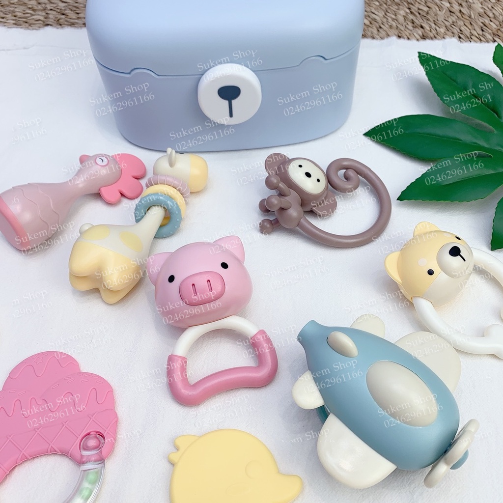 Hộp Đồ Chơi/Xúc Xắc Gặm Nướu Goryeo Baby Mã (330K)