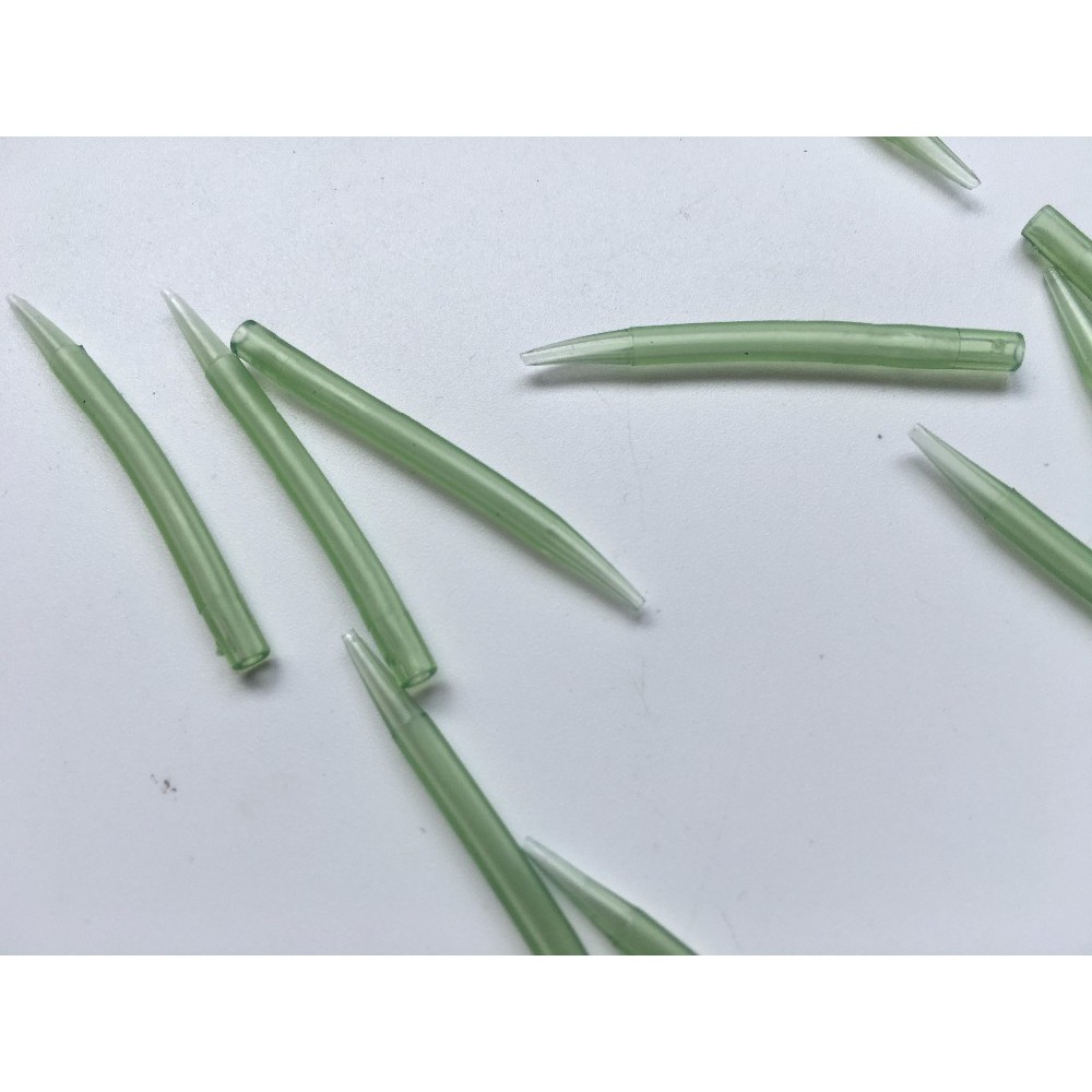 Set 50 phụ kiện nối móc câu cá chống rối màu nâu nhạt 37mm 54mm