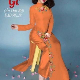 Vải áo dài in 3D cả bộ tằm