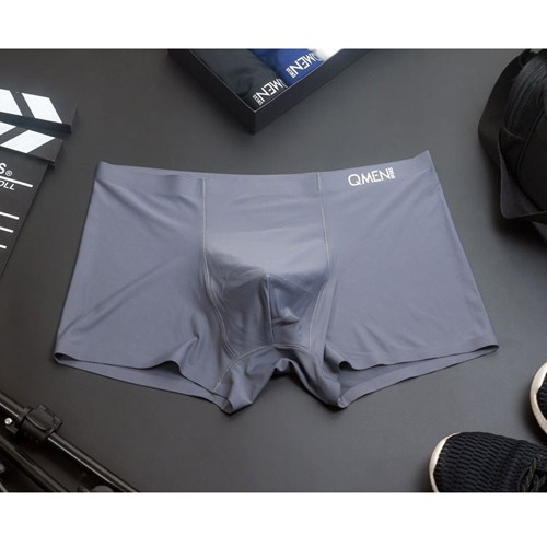 Combo 5 quần sịp nam Qmen cao cấp quần lót đùi nam vải lụa mềm mại co giãn 4 chiều thoáng mát Happylive