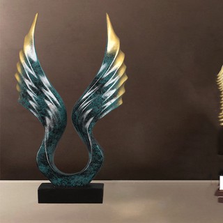 Đôi cánh Đại Bàng phong thủy may mắn - Tượng cánh chim Đại Bàng, tượng decor trang trí để bàn kệ tủ - Đồ decor bàn đẹp