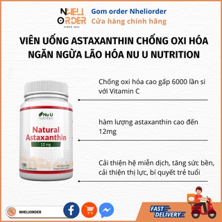 Nu U Astaxanthin note tên FB