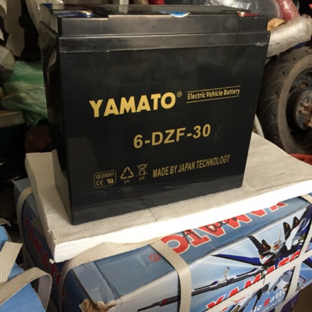 Ắc quy yamato 12v-30a ( bh 1 năm) xe điện,kích cá