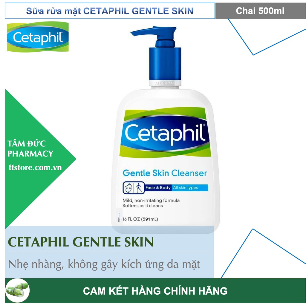 CETAPHIL Gentle Skin Cleanser - Sữa Rửa Mặt Dịu nhẹ cho mọi loại da