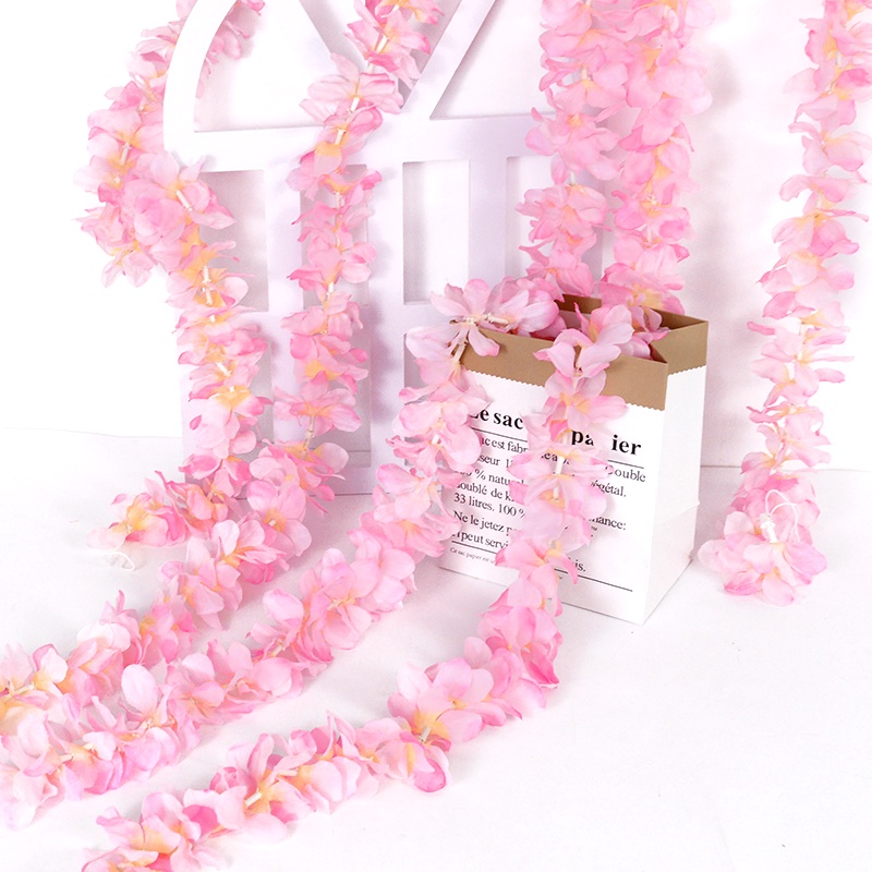 Dây Hoa Tử Đằng Giả Bằng Lụa Treo Trang Trí Nhà Cửa / Sân Vườn