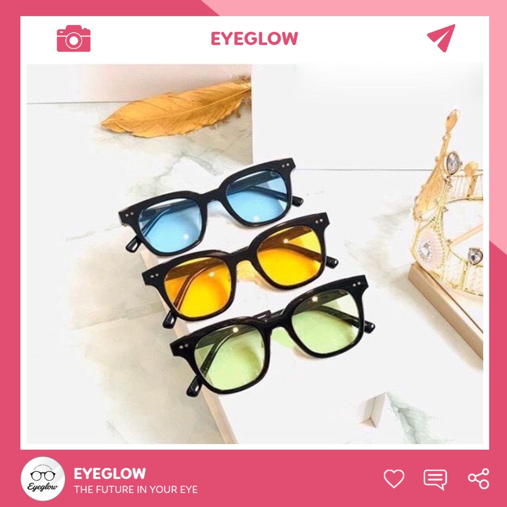 Kính mát thời trang nam nữ nhiều màu đi chơi đi biển cao cấp EYEGLOW EG2203
