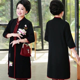 Váy đầm trung niên sang trọng