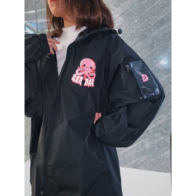 [Mã 153FASHIONSALE1 giảm 10K đơn 50K] Áo khoác dù BẠCH TUỘC cá tính Áo khoác gió Unisex hot trend - CUTE_ZOO
