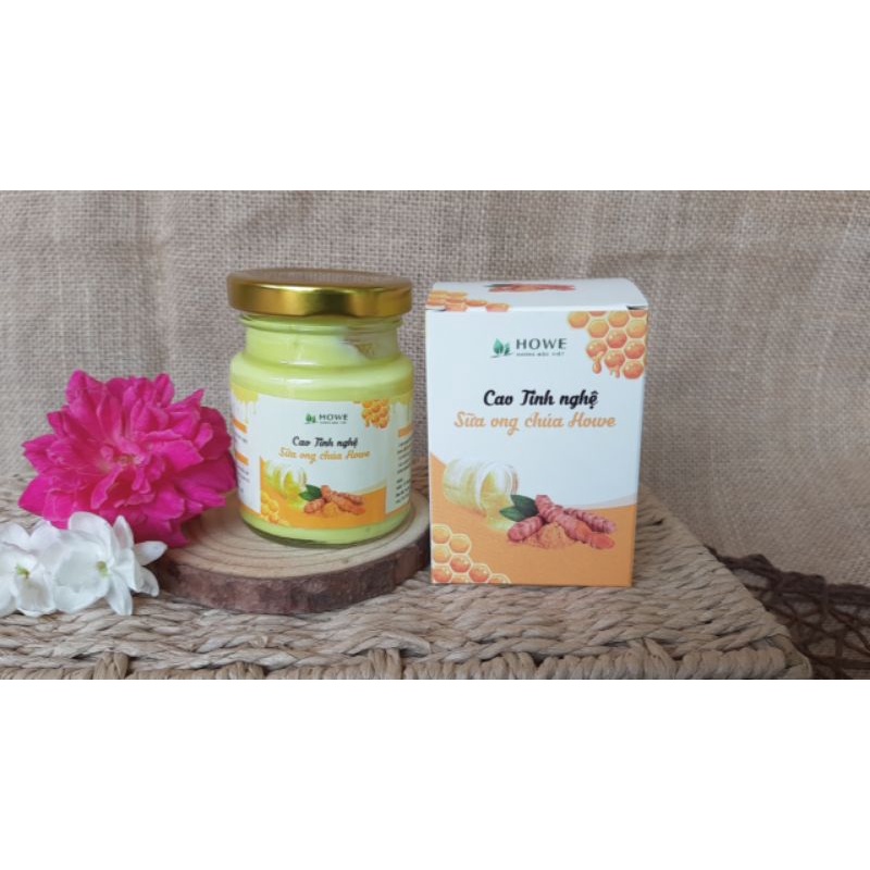 Cao tinh nghệ sữa ong chúa hương mộc việt handmade hũ 100g