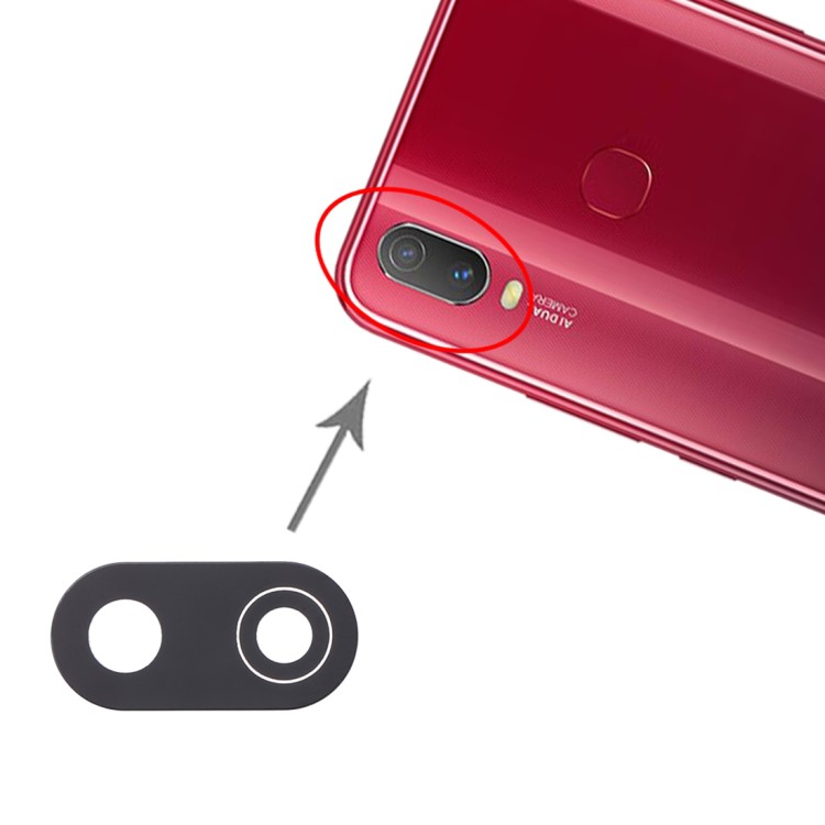 Mặt kính camera sau VIVO Y3 bản 2 camera dành để thay thế mặt kính camera trầy vỡ bể cũ linh kiện điện thoại thay thế