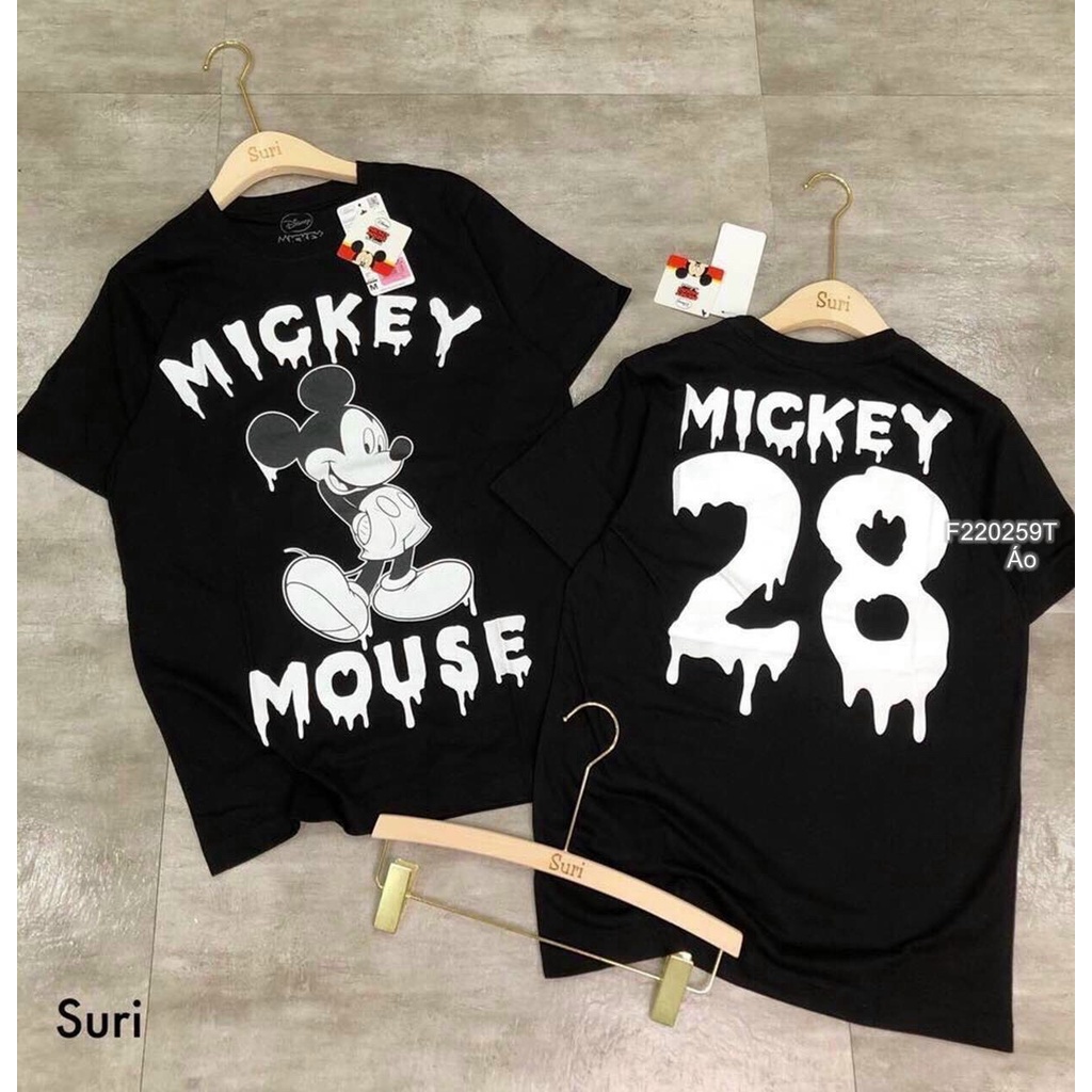 Áo Thun Mickey 28 nam nữ cực hot from rộng unisex cao cấp bền màu 1Kenz