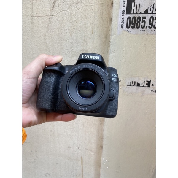 Máy ảnh Canon 80D và 50StM ngoại hình đẹp 90-99%