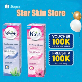Kem Tẩy Lông Veet Pháp 100ml ⚡️𝐅𝐑𝐄𝐄 𝐒𝐇𝐈𝐏⚡️ Kem Tẩy Lông Chuẩn Chính Hãng