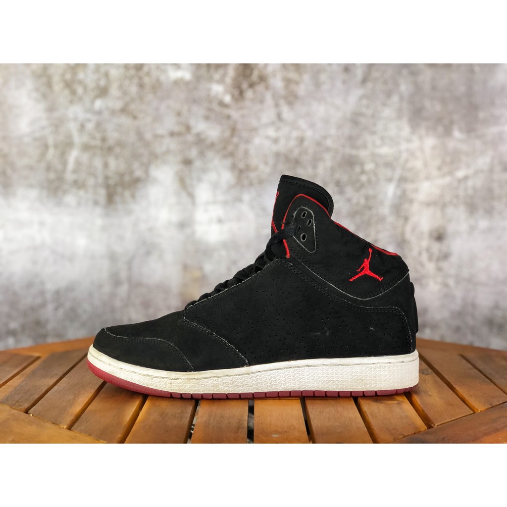 (SIZE 38.5) Giày thể thao chính hãng 2hand NIKE JORDAN 1 FLIGHT 5 PREM BG BLACK