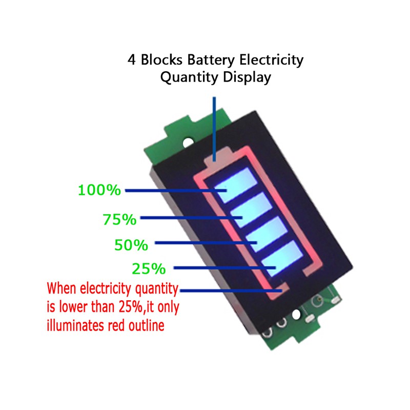 Module chỉ số công suất lithium 3.7V