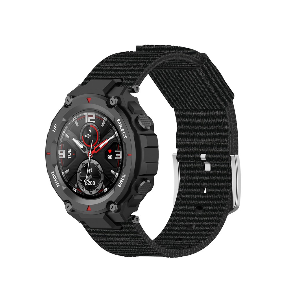 Dây Đeo Vải Sọc Thể Thao Cho Đồng Hồ Thông Minh Xiaomi Huami Amazfit Trex A1918