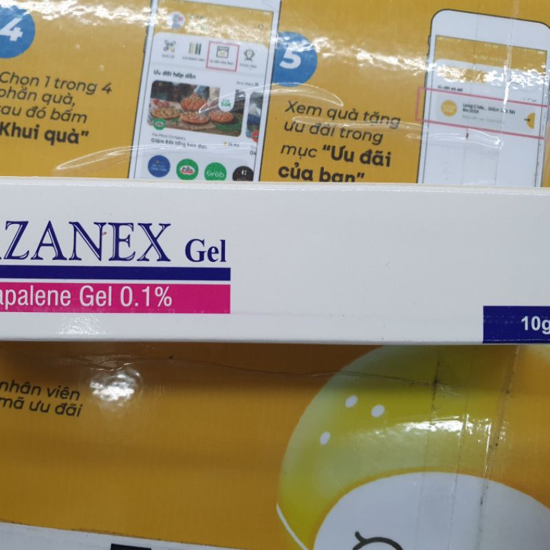 Azanex thay thế Klen ms Differin Adapalene Gel