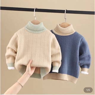 [XẢ HÀNG] Áo len cổ lọ cho bé trai/ gái