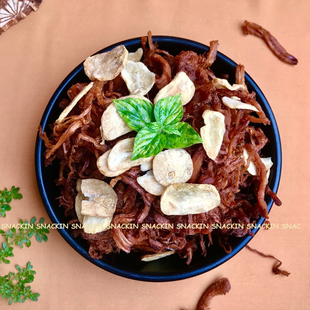 Khô heo cháy tỏi, heo ướt tỏi siêu ngon SNACKIN, hũ pet, ăn vặt Hà Nội | BigBuy360 - bigbuy360.vn