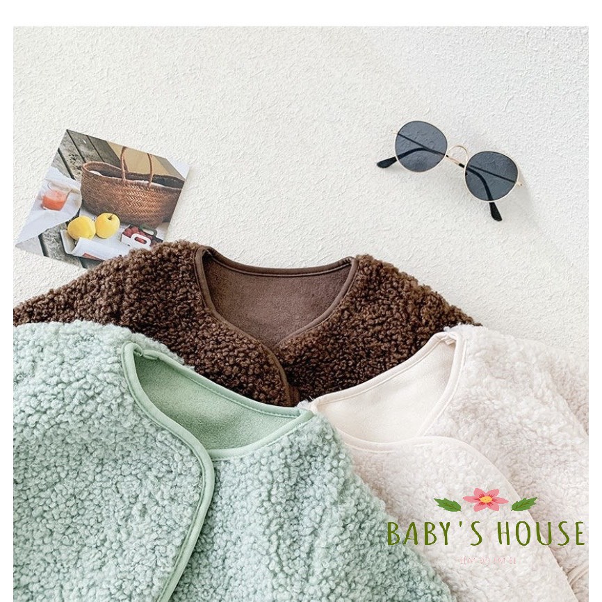 Áo khoác lông cừu cao cấp cho bé AK01 - Baby House