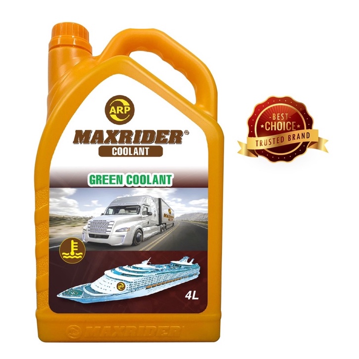 💯NƯỚC LÀM MÁT ĐỘNG CƠ PHỔ THÔNG - MAXRIDER COOLANT - MÀU XANH