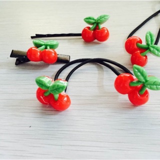 Kẹp tóc cherry