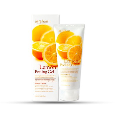 Gel tẩy da chết làm sạch sâu và giúp trắng da Arrahan Lemon White Peeling Gel (180ml) - Hàn Quốc Chính Hãng