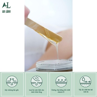 Wax Lông + Mỡ Trăn Triệt Lông An Lành (Wax+Mỡ trăn+Tinh Dầu Dược Liệu+1Set Giấy và 2Que)