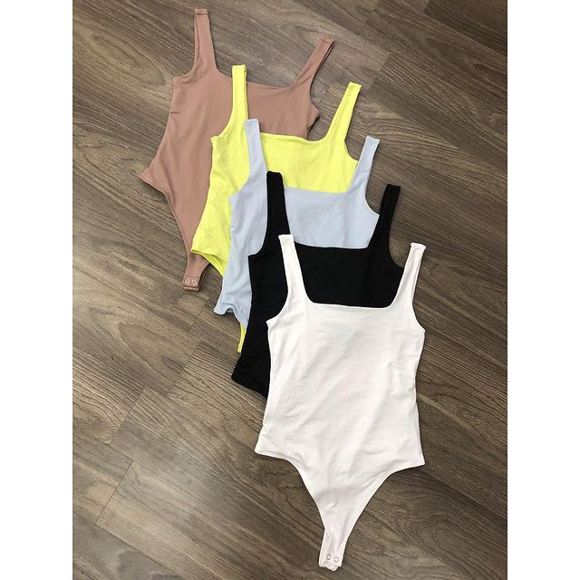 Bodysuit Nữ 2 Dây Square Neck Vnxk Hãng  F21 / Chất Thun Spandex / Co Giãn / Nhiều Màu | BigBuy360 - bigbuy360.vn