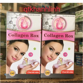 ✅{CHÍNH HÃNG} Viên uống đẹp da Collagen Rox - giảm nám, sạm da, tàn nhan, tăng cường nội tiết tố nữ, chống lão hoá da