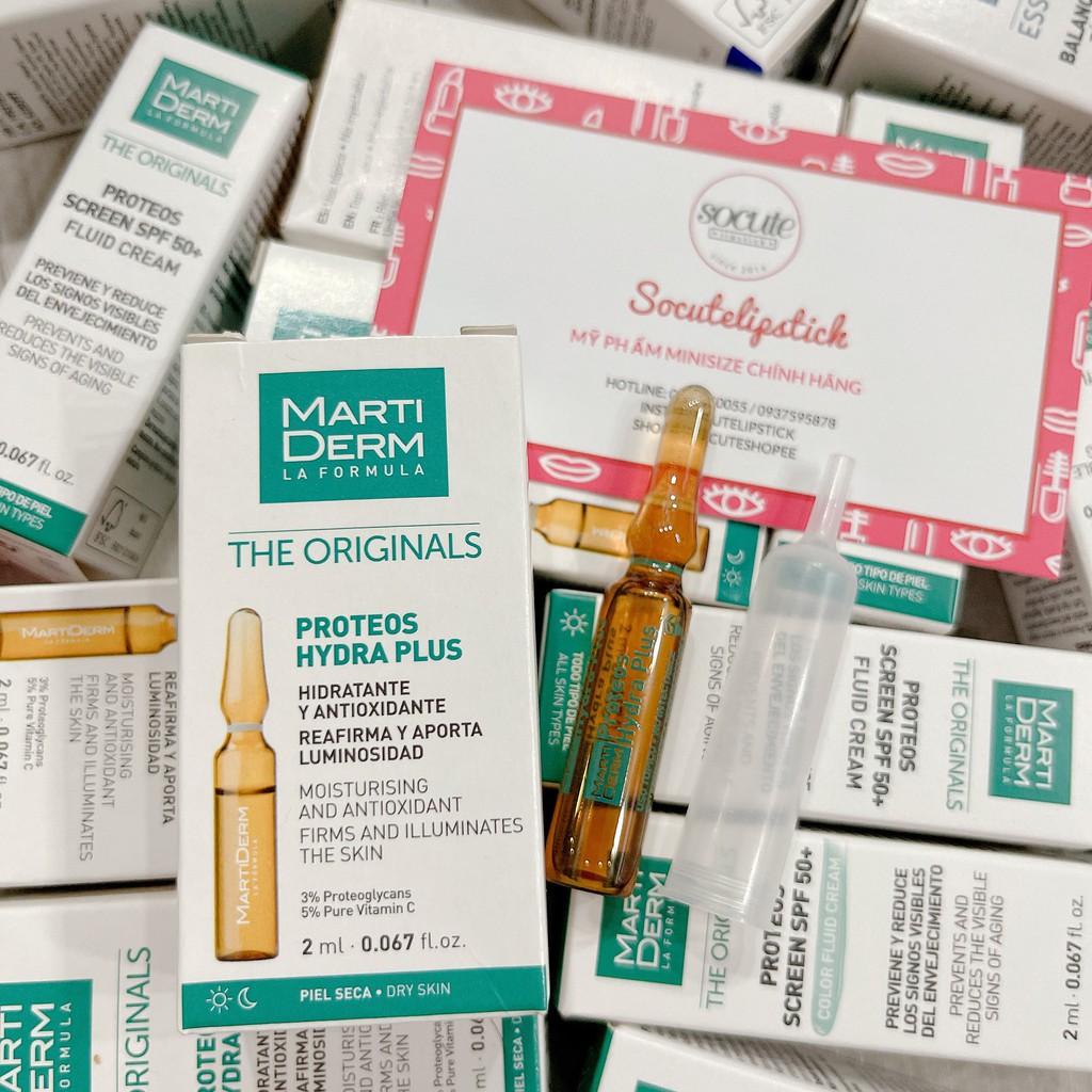 Những Loại Ampoules Marti Derm (DSP Bright, Photo Age, Black Diamond, Hydra Plus, Night Renew, Originals Flash)
