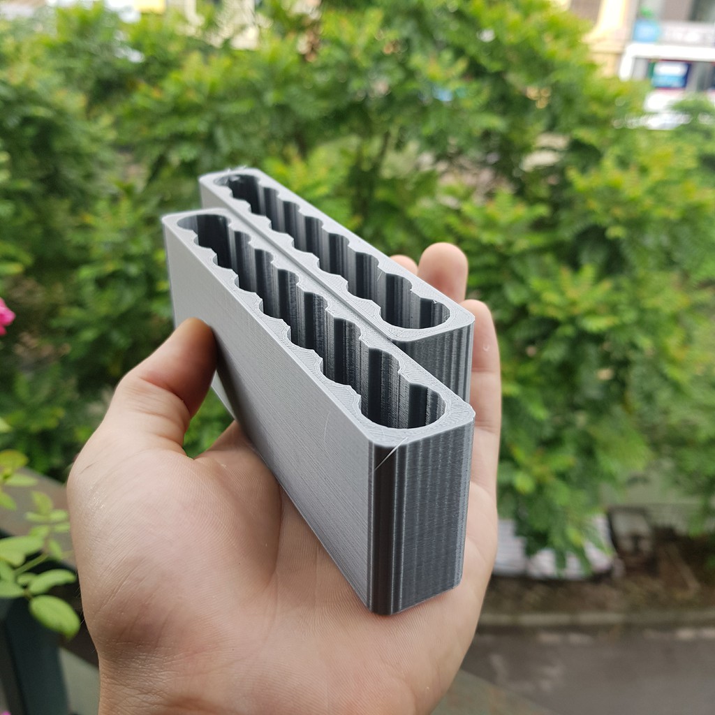 Khuôn đóng cell pin 18650, 8 cell 1 hàng  | khuôn đóng pin dự phòng