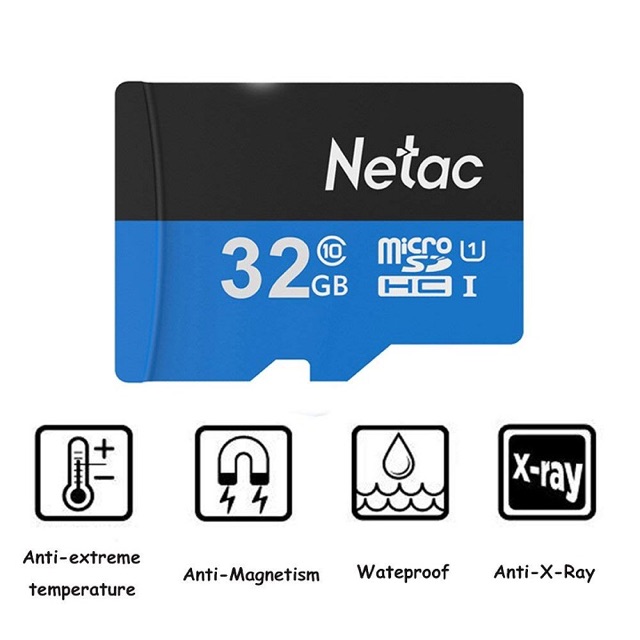 Thẻ nhớ chính hãng Netac 32GB Micro SD Class 10