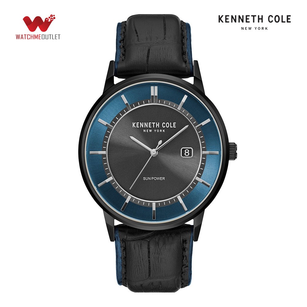 Đồng hồ Nam Kenneth Cole dây da 43mm - Solar KC50784002