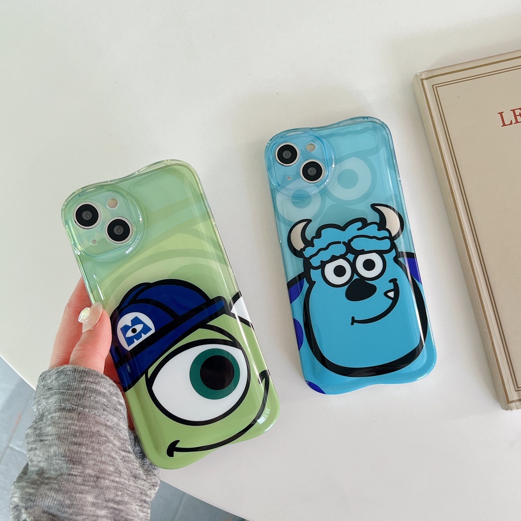 Ốp Điện Thoại Chống Sốc Họa Tiết Quái Vật Hoạt Hình Mike Và Sulley Vui Nhộn
