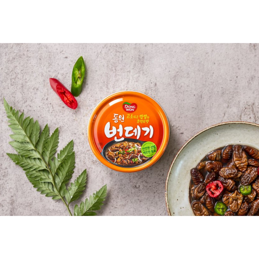 [DONGWON] NHỘNG ONG ĐÓNG HỘP 130G - [동원] 번데기 130G