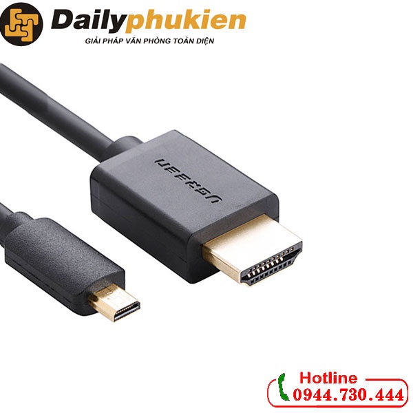 Dây Micro HDMI sang HDMI 2m UGREEn 30103 dailyphukien