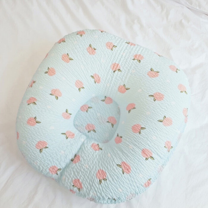 Gối Chống Trào Ngược Đào Bạc Hà Ripple ROTOTO BEBE Chất Liệu Polyeste Cao Cấp, Mềm Mại Và Thoáng Khí, An Toàn Cho Bé