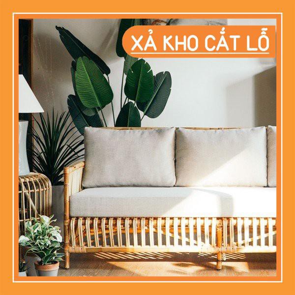 [Giá Gốc] gường mây, sofa mây dài nội thất phòng khách, quán cafe, homestay, khu nghỉ dưỡng CAO CẤP